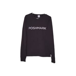 Poshmark Logo Black Large Crewneck